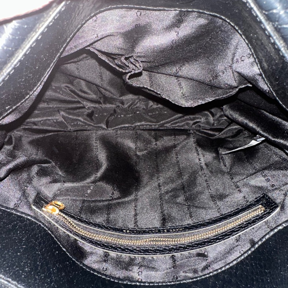 Marc By Marc Jacobs Black Python Embossed Leather… - image 7